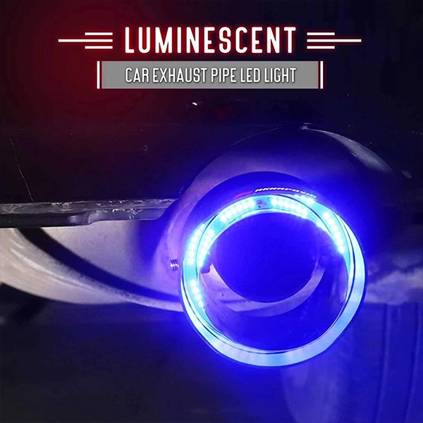 Car Carbon Fiber Fire-Breathing Tail Throat