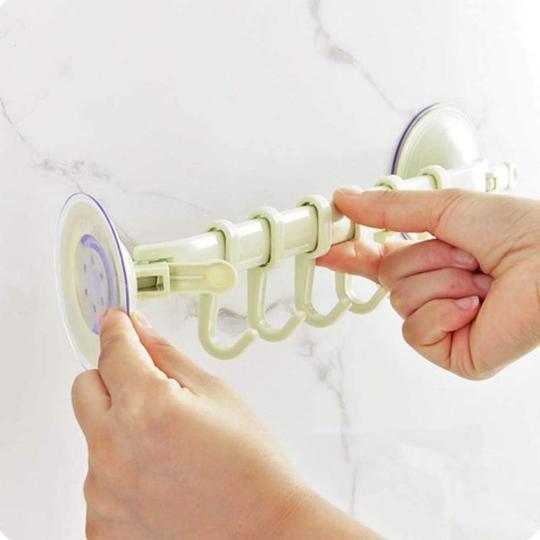 (🎅Early Christmas Promotion - 50% OFF) Shower & Kitchen Storage Hooks With Suction Cups, Buy 2 Get Extra 10% OFF