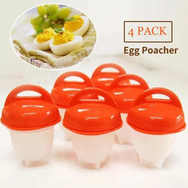 (🔥HOT SALE NOW--48%OFF)Silicone Egg Cooker Set(Reka lihlopha tse 2 fumana lisete tse 1 mahala hona joale!)