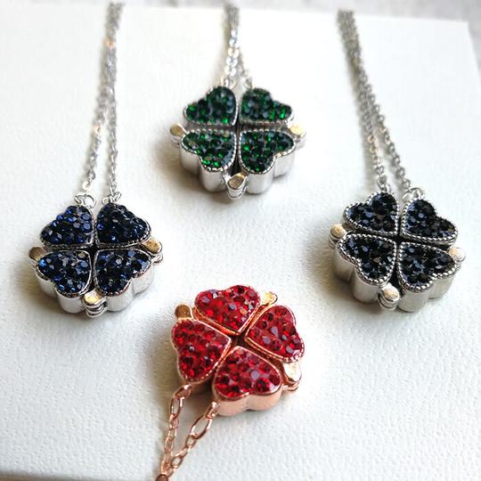 (š„HOT SALE NOW--50%OFF)Four leaf clover necklaceš„Buy 1 Get 1 Free