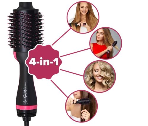 Ojo to koja 50% PA -4 IN 1 HAIR DrYER, STRAIGHTENER & VOLUMIZER™