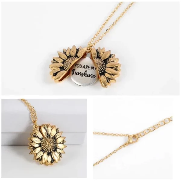 Kalung Bunga Matahari "You Are My Sunshine".