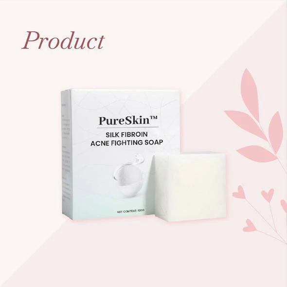 PureSkin™ Silk Fibroin Acne Fighting Soap