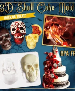 🔥Hot Sale🔥3D Skull Cake Mold-Kreative Küche