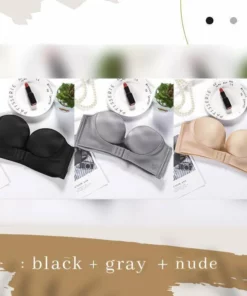 Invisible strapless non-slip sexy no steel ring tube top🎉