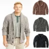 2021 New Men's Slim Casual Jacket Sweater