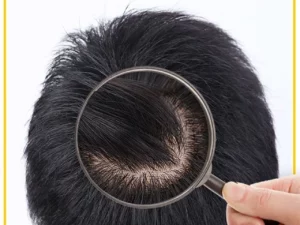 Handicrafted Bhutan black male wig