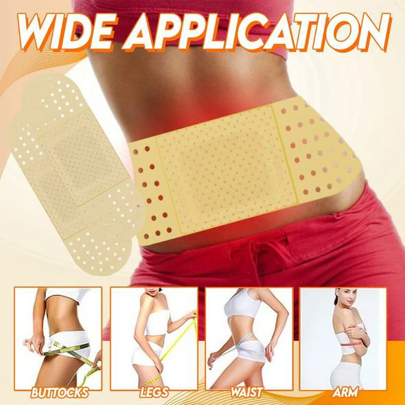 Self-Heating FIR Slimming Patch