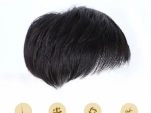 Handicrafted Bhutan black male wig