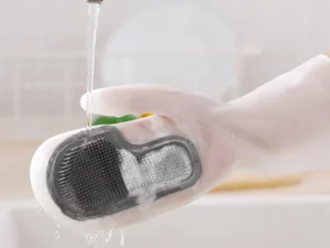 (🔥HOT SALE NOW-48% OFF)Silicone Dish Washing Gloves (🔥Buy 2 Get 2 Free)