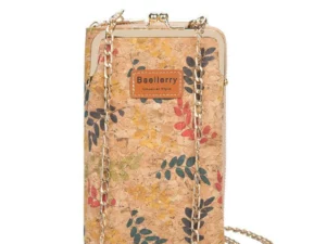 (LAST 1 DAY 68% OFF)WOOD GRAIN CHAIN CROSSBODY PHONEBAG (VERTICAL)