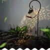 Solar Waterfall Lights Outdoor Garden Decor Yard Romantic Atmosphere