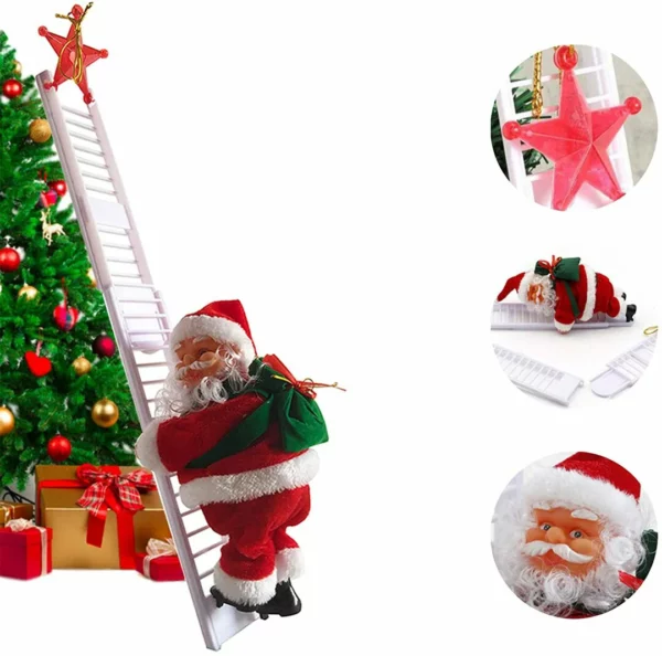 (Ọrịre dị ọkụ 🎄 CHRISTMAS UGBUA-50% Gbanyụọ) eriri egwu egwu Santa Claus