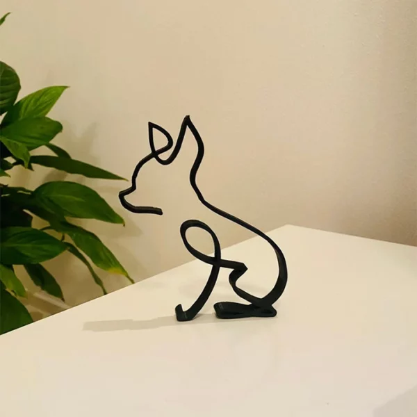 (Sumar Flash Sale- 50% AFSLÁTTUR) 🐕Hunda Minimalist Art Sculpture🐕-Kauptu 4+ fáðu auka 20% AFSLÁTT