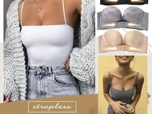 Invisible strapless non-slip sexy no steel ring tube top🎉