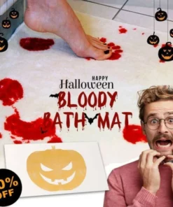 🎁Early Halloween Promotion-🎃Halloween Bloody Color Changing Bath Mat!!!