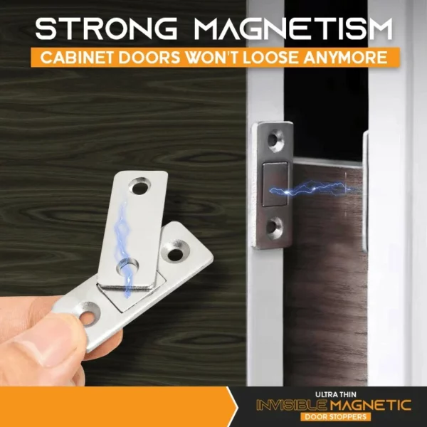 Early Christmas Hot Sale 50% OFF - Ultra-thin Invisible Magnetic Door Stoppers(👍BUY3 GET 1 FREE NOW)