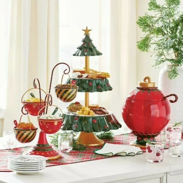 🎄Christmas Snacks Tiered Server🎄