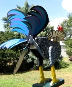 2021 Best Garden Decor💥The live rooster windmills