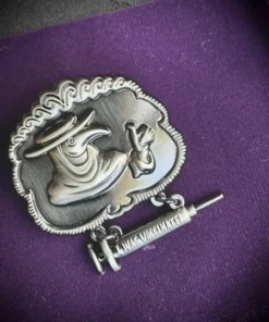 Badge Of Honor Plague Doctor Vaccine Enamel Pin