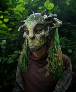 Green Man Forest Spirit Mask Costume Accessories Masks.