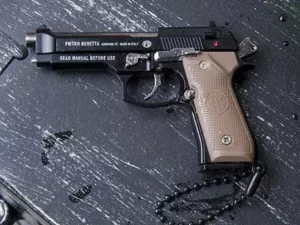 Miniature Key Chain Beretta Toy Pistol Wowelo