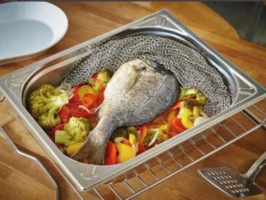 (Juicy Roasted🍗) Stainless Steel Chainmail Baking Cover