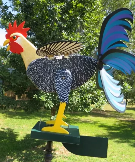 2021 Best Garden Decor💥The live rooster windmills