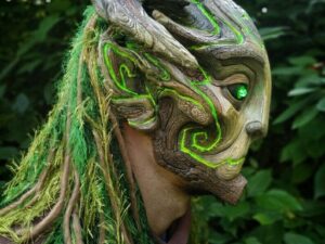 Green Man Forest Spirit Mask Costume Accessories Masks.