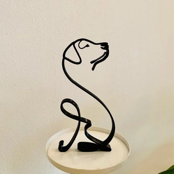 (Summer Flash Sale- 50% ΕΚΠΤΩΣΗ) 🐕 Dog Minimalist Art Sculpture🐕-Αγοράστε 4+ κερδίστε επιπλέον ΕΚΠΤΩΣΗ 20%