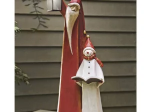 ❄Winter is coming❄ Snowman Sculpture With Solar Lantern