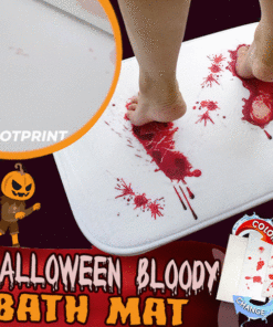 🎁Акция "Ранний Хэллоуин" - 🎃Хэллоуинский кровавый коврик для ванной, меняющий цвет!!!