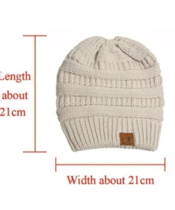 Halloween Sale - Soft Knit Ponytail Beanie Hat