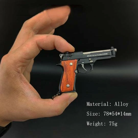 🔥I-Miniature Key Chain Beretta Toy Pistol