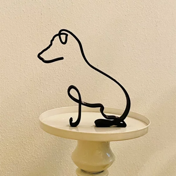 (Summer Flash Sale- 50% OFF) 🐕Dog Minimalist Art Sculpture🐕-Fa'atau 4+ maua Fa'aopoopo 20% OFF