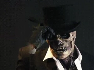 The latest skeleton biochemical mask for 2021-Creative GIF Introduction