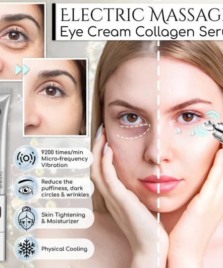 Electric Massager Eye Cream Collagen Serum