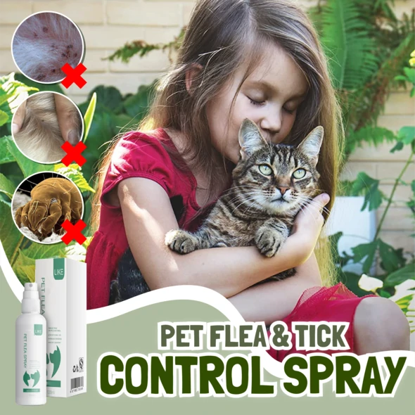 Spray proti blchám a kliešťom pre domáce zvieratá