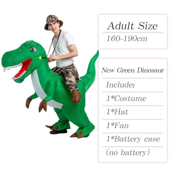 Dinosaurio inflable