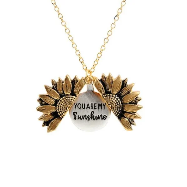 "You Are My Sunshine" Kalung Sunflower