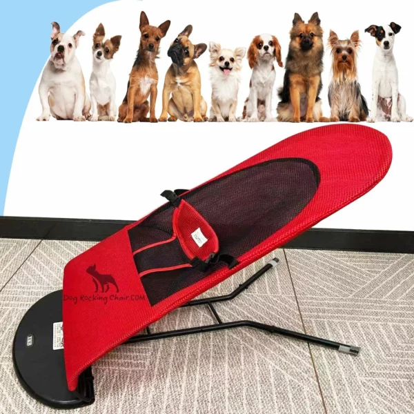 Scaun balansoar pentru câini - Pat pentru buldogi francezi - Accesorii Frenchie