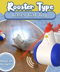 Rooster Type Laser Cat Toy