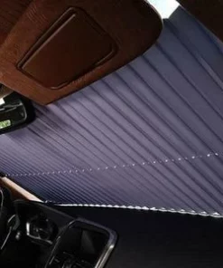 (厂家直销) (今日 60% 折扣！) 汽车伸缩窗帘带防紫外线