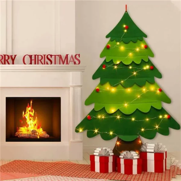 (🎄Pwomosyon Bonè Nwèl--50% OFF)Felt Christmas Tree Set