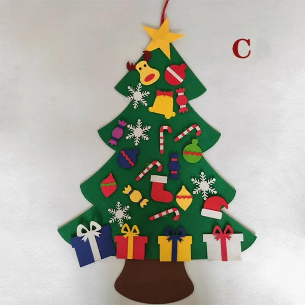 (🎄Early Christmas Promotion--50% OFF)Ensemble de sapin de Noël en feutre