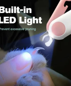 (VÁNOČNÍ PŘEDPRODEJ - 50% SLEVA) LED zastřihovač na nehty pro domácí mazlíčky - kupte 2 a získáte 2 zdarma