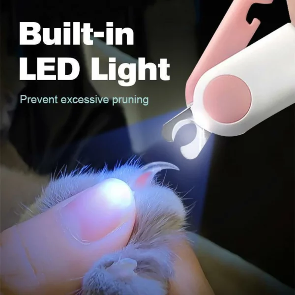 (AVANZARE DE CRACIUN - 50% REDUCERE) Aparat de tuns cu LED pentru unghii pentru animale de companie-cumpărați 2 și primiți 2 gratuit