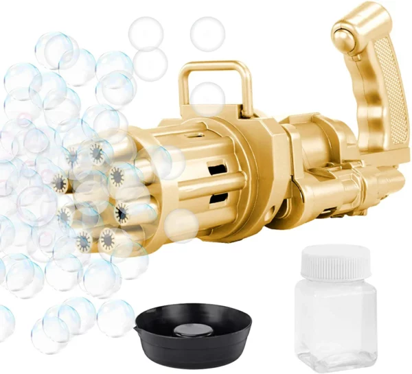 (KERSFEES UITVERKOPING NOU-50% AFSLAG)Gatling Bubble Machine