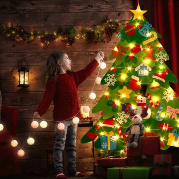 (🎄Early Christmas Promotion--50%OFF)Filt Christmas Tree Set