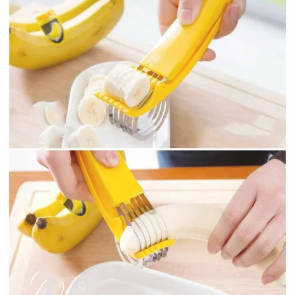 (OFERTA DE VERANO - AHORRE 50% DE DESCUENTO) Perfect Banana Slicer: COMPRE 2 Y OBTENGA 2 GRATIS